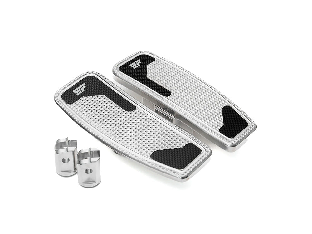 Mini Floorboards - Polished. Fits Softail 2018up Front Rider - Slyfox