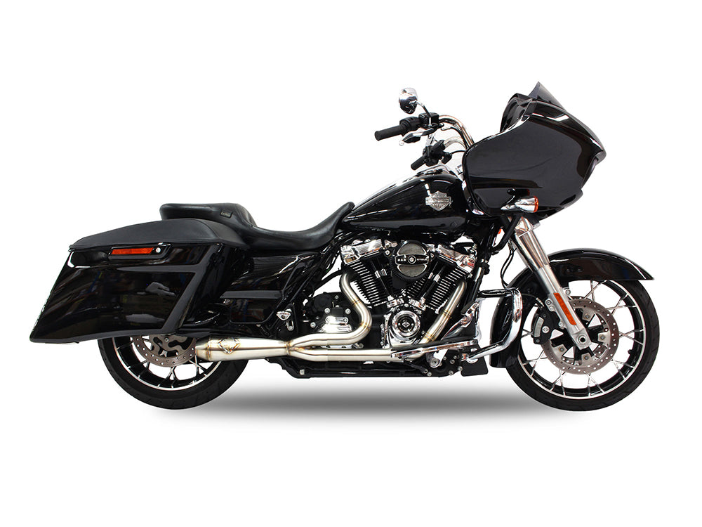 2-into-1 LaneSplitter Exhaust - Stainless Steel. Fits Touring 2017up. - SP Concepts Exhaust