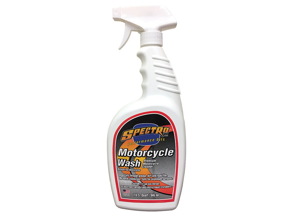 Premium Motorcycle Wash. 1 Quart Bottle (946ml) - Spectro Oils