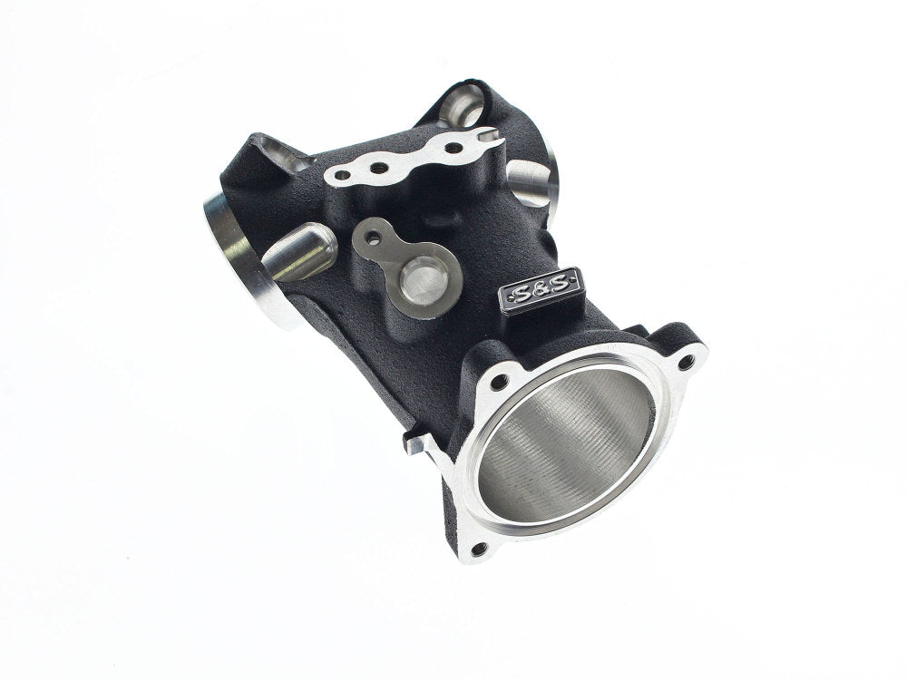 Premium 55mm CNC Ported Performance Intake Manifold - Black. Fits Fits Softail 2018-2024 & Most Touring 2017-2024 - S&S