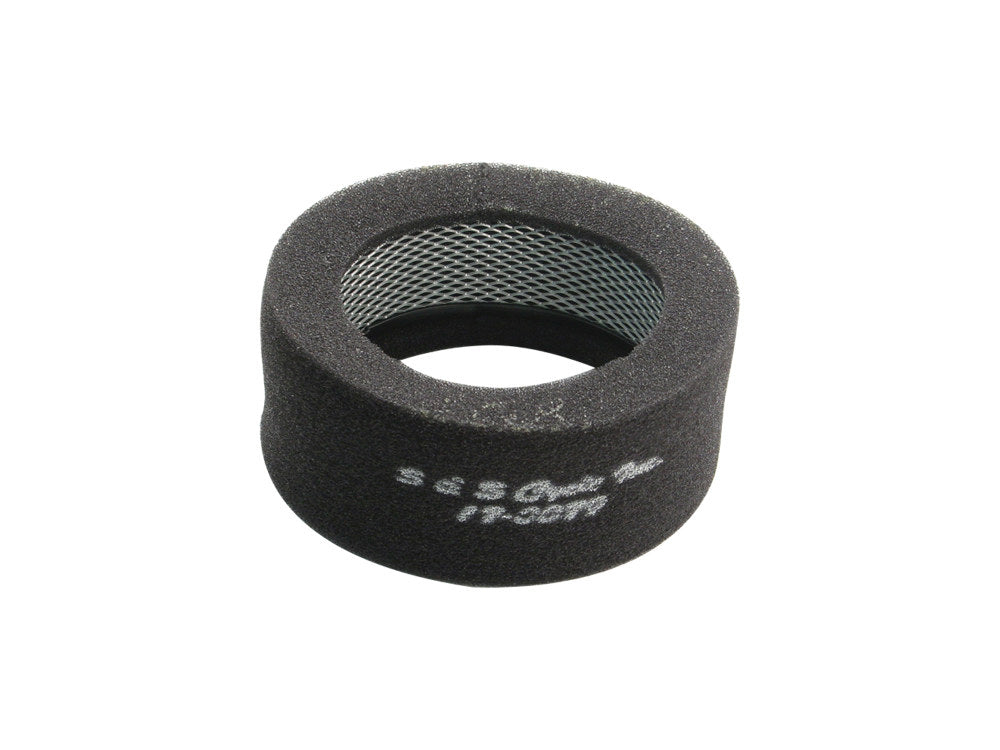 Foam Air Filter Element. Fits S&S B, Revtech 2 & Aftermarket Teardrop Air Cleaners. - S&S