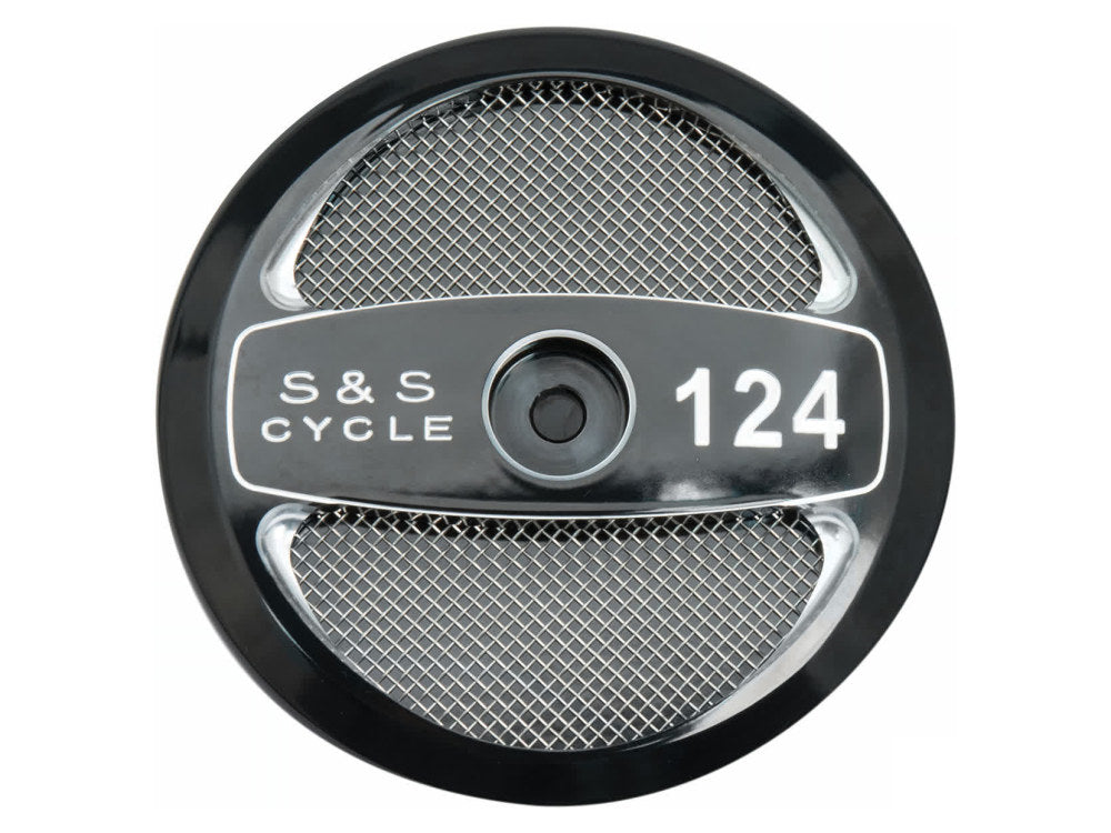 124ci Displacement Air Filter Cover - Black. - S&S