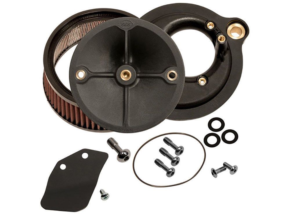 Stealth Air Cleaner Kit with High Flow Element. Fits Touring 2017-2024 & Softail 2018-2024 - S&S