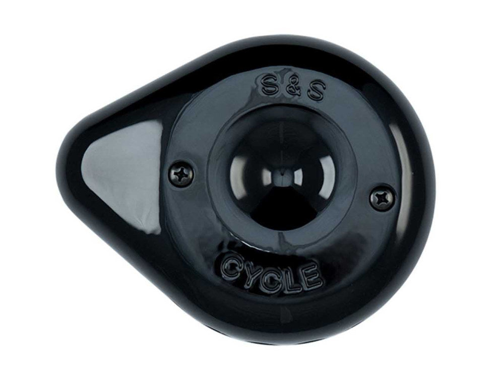 Stealth Mini Teardrop Air Cleaner Cover - Black. - S&S
