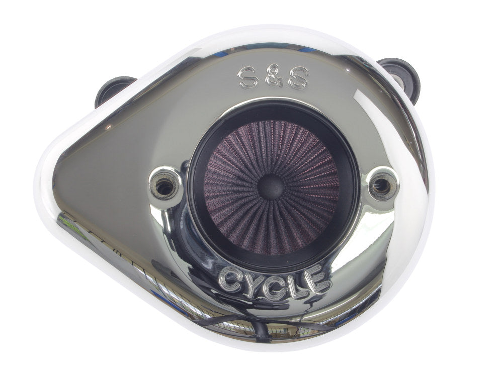 Air Stinger Stealth Air Cleaner Kit - Chrome Teardrop. Fits Touring 2008-2016, Softail 2016-2017, CVO Softail 2011-2017 & Dyna Low Rider S 2016-2017 with Throttle-by-Wire - S&S