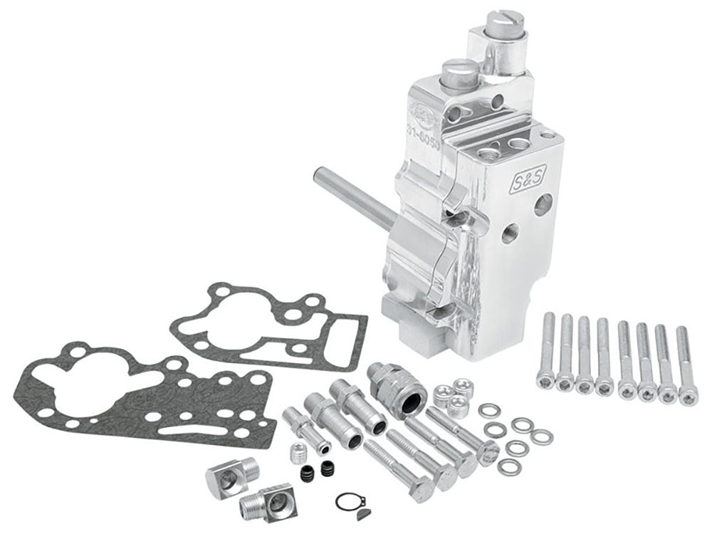 Oil Pump - Polished. Fits Big Twins 1973-1991. - S&S