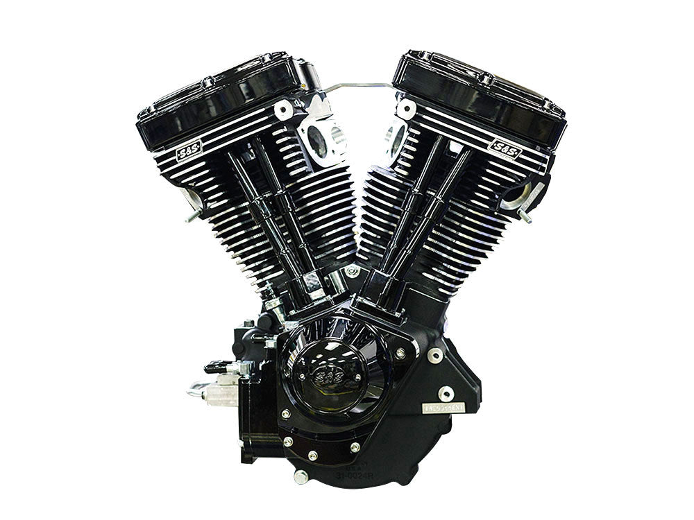 124ci Evo Engine - Black Edition, Black Covers - S&S