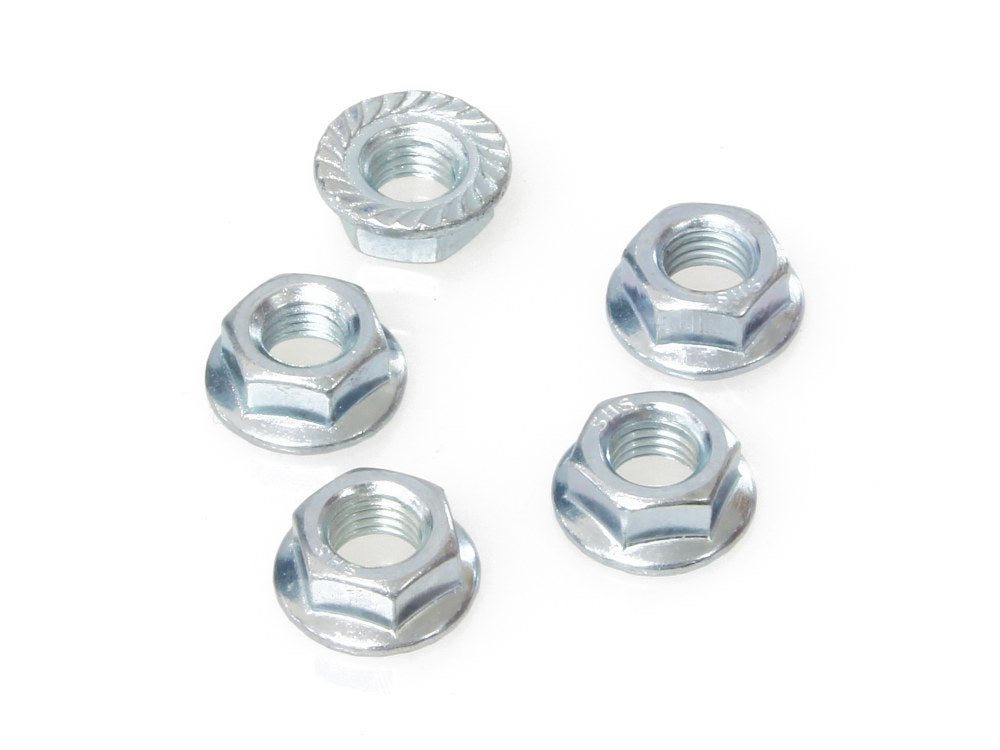 Exhaust Flange Nuts - Pack of 5. Fits Big Twin 1984up & Sportster 1986-2021. - S&S