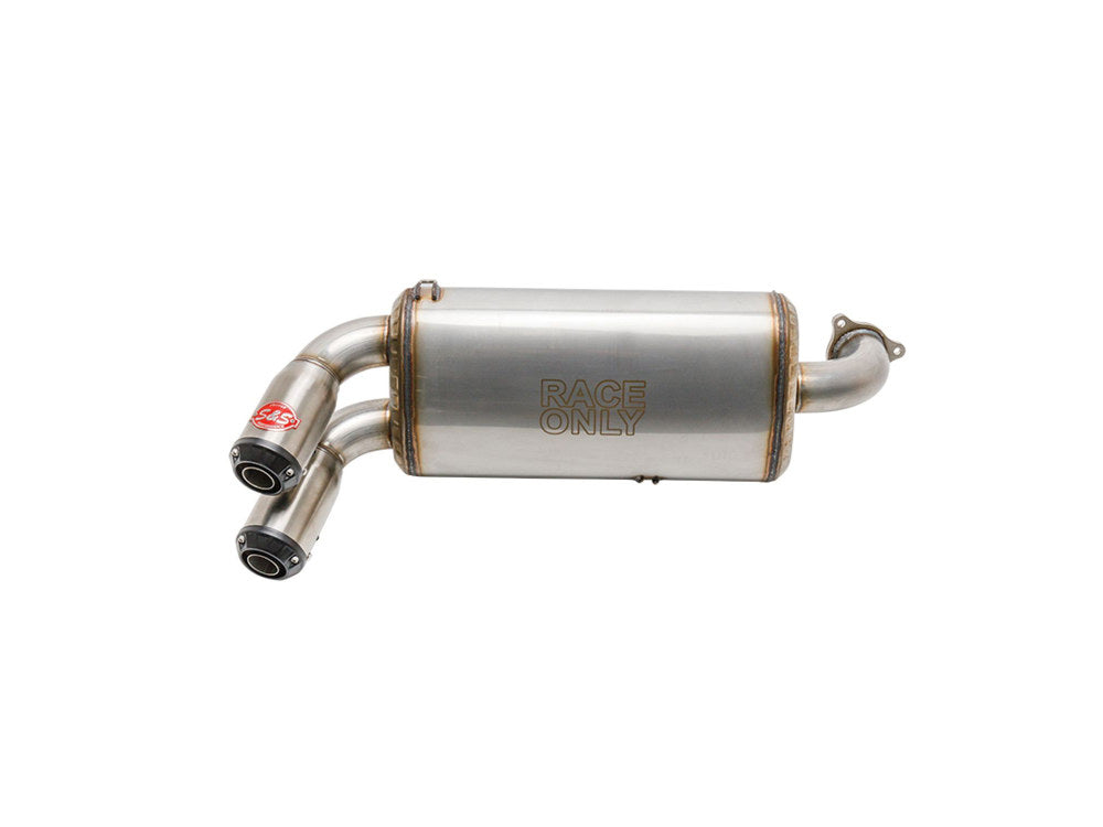 Power Tune XTO UTV Exhaust - Stainless Steel with Race Muffler. Fits Polaris RZR Pro XP 2020up. - S&S