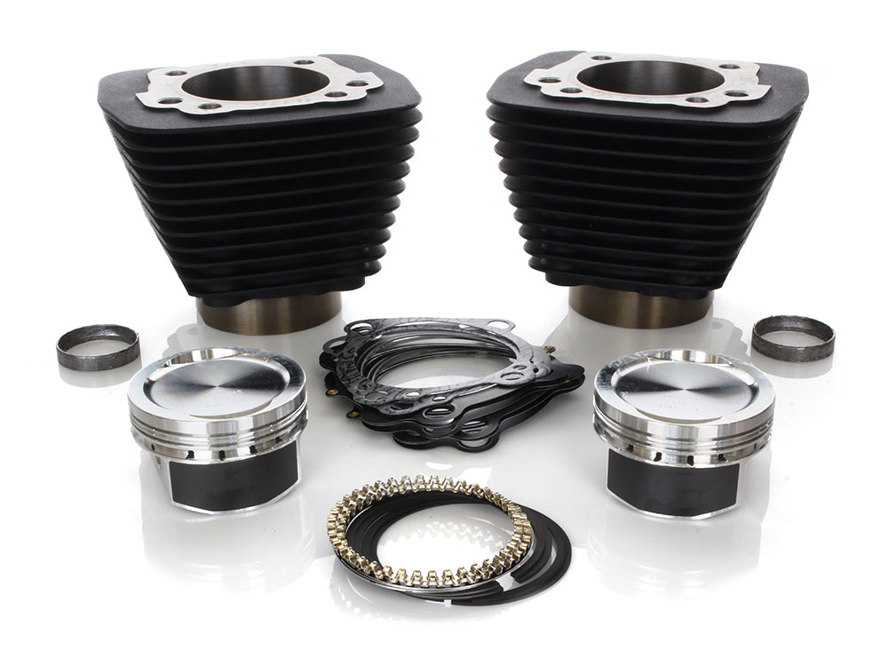 1200cc Big Bore Kit - Wrinkle Black. Fits Sportster 1986-2021 with 883cc Engine. - S&S