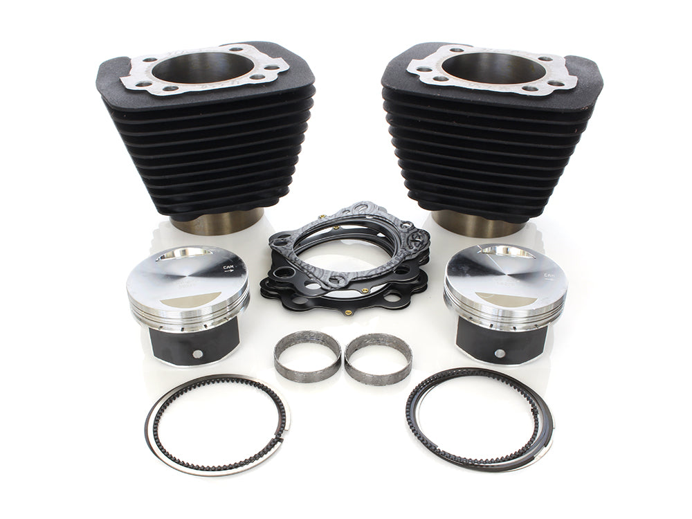 1250cc Big Bore Kit - Black. Fits Sportster 1986-2021 - S&S