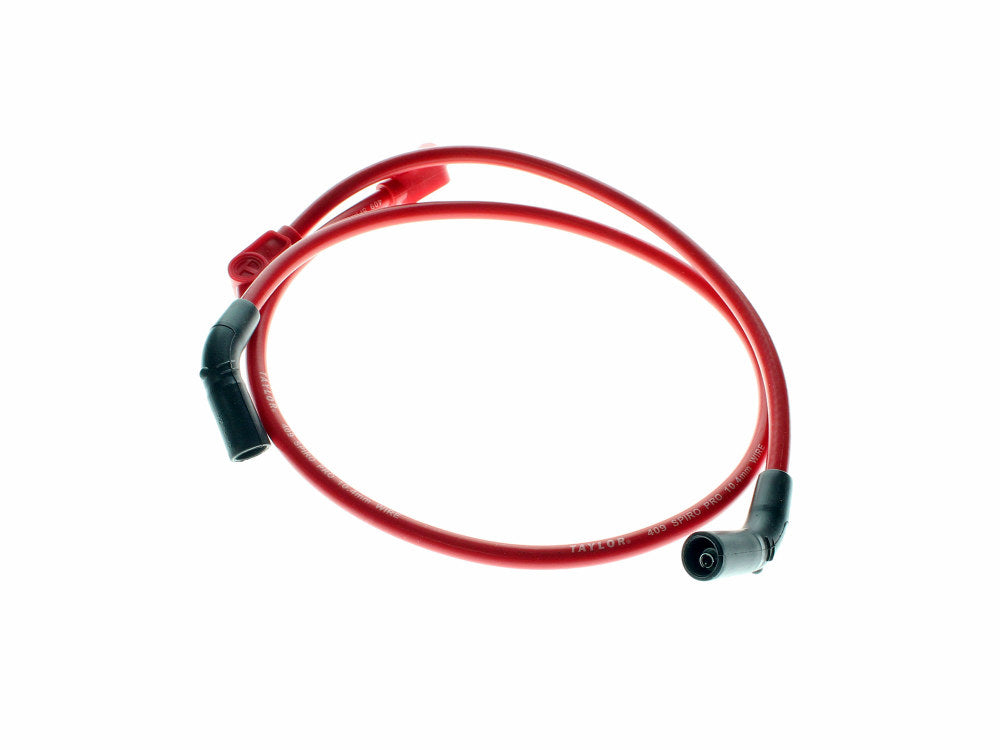10.4mm Spark Plug Wire Set - Red. Fits Touring 2009-2016. - Taylor Cable Products