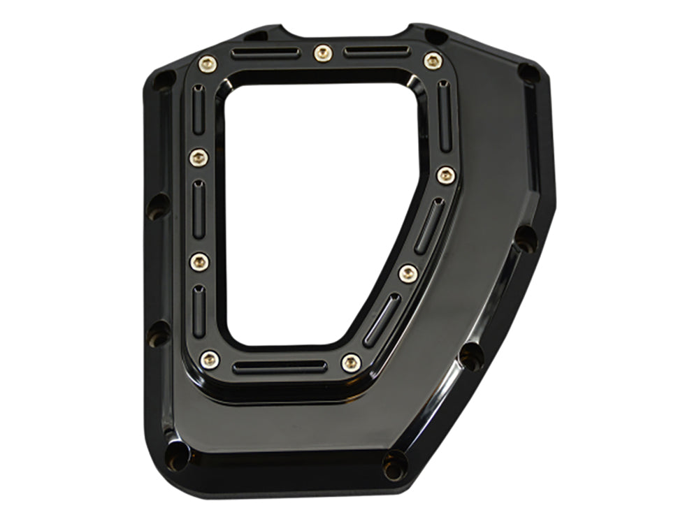 Assault Clear Cam Cover - Gloss Black. Fits Twin Cam 2001-2017. - Trask Performance