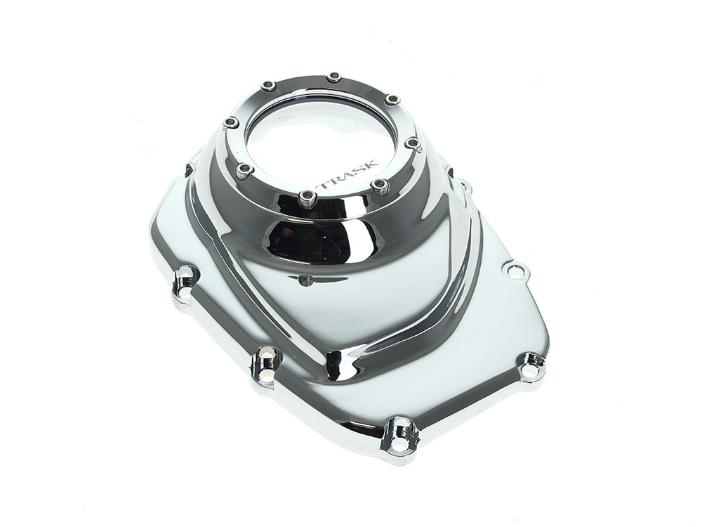 Assault Clear Cam Cover - Chrome. Fits Most Touring 2017-2024 & Softail 2018-2024 - Trask Performance