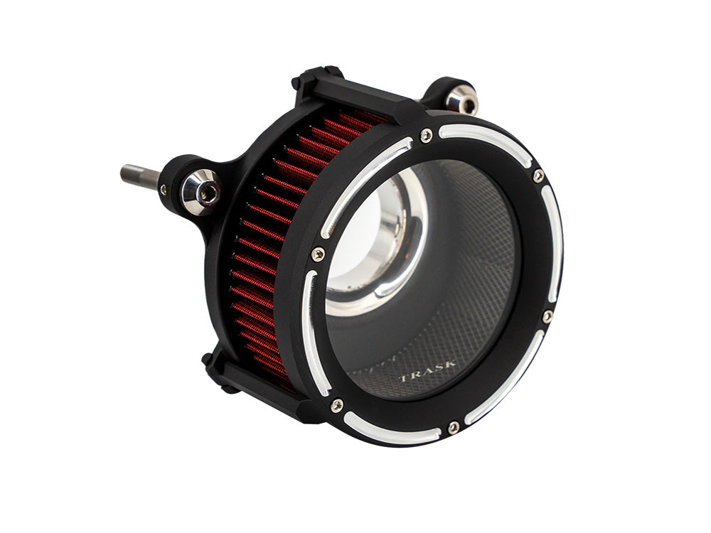 Assault Clear Air Cleaner Kit - Reverse Cut Black. Fits CVO Touring 2023up, Street Glide & Road Glide 2024up, Touring 2025up & Softail 2025up - Trask Performance