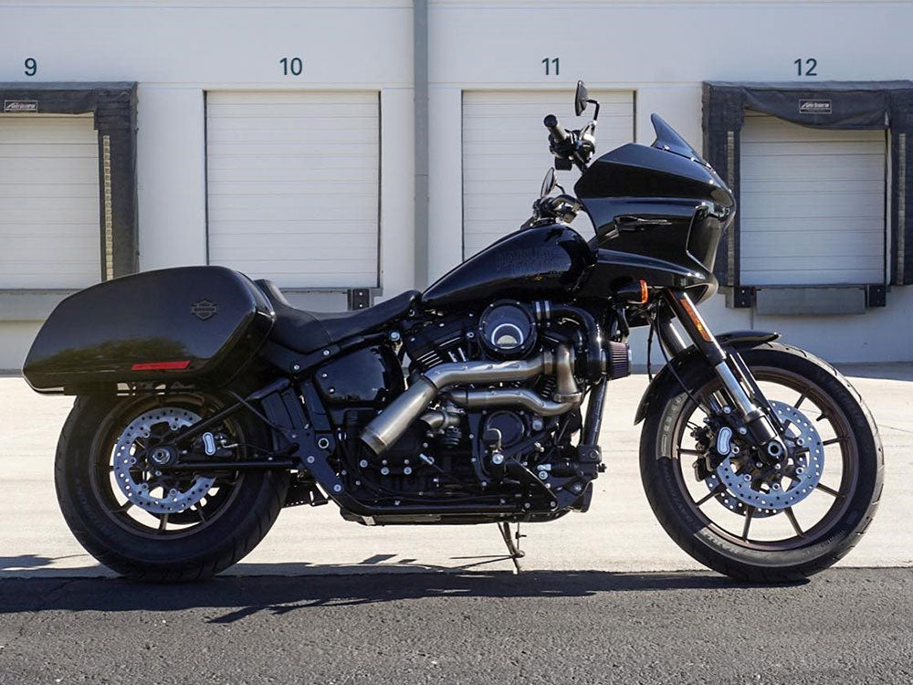 Tornado Turbo Kit - Stainless Exhaust, Black Billet. Fits Touring 2017-2023 and Softail 2018-2024 - Trask Performance