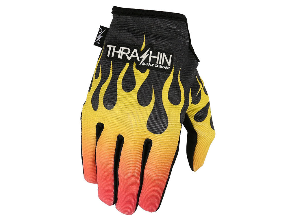 Hot Rode Flame Stealth Gloves - Size X-Large. - Thrashin Supply
