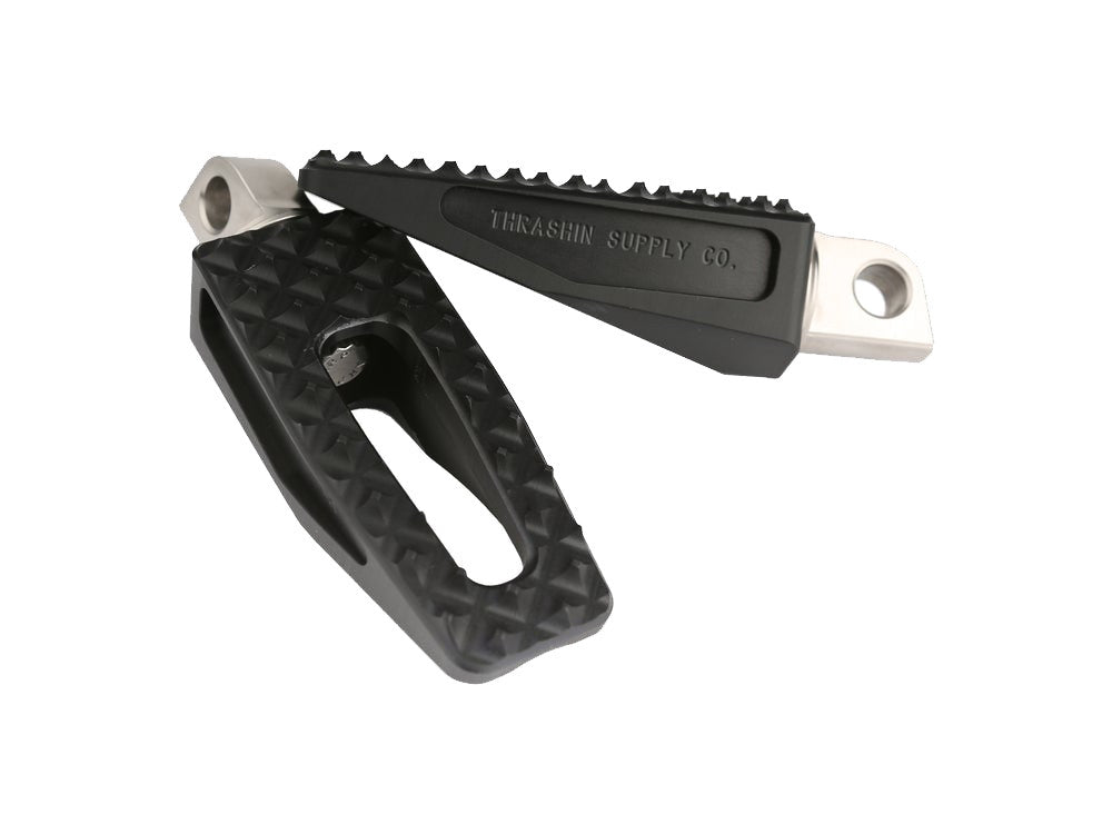 P-54 Slim Footpegs with HD Male Mount - Black. - Thrashin Supply