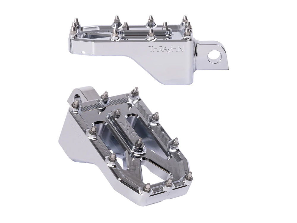 Aggressor Footpegs - Chrome. - Thrashin Supply