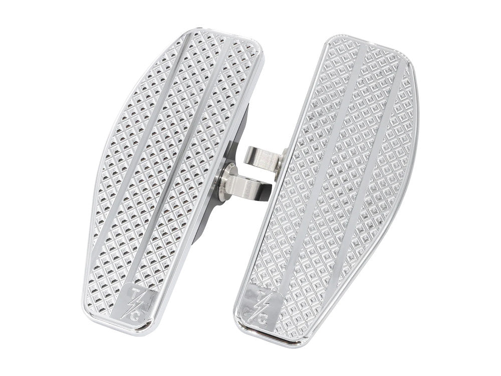 Mini Floorboards with HD Male Mount - Chrome - Thrashin Supply