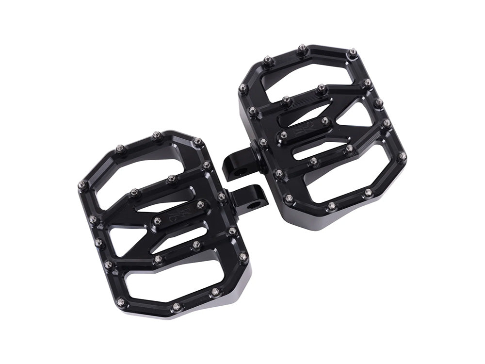 Aggressor Mini Floorboards with HD Male Mount - Black - Thrashin Supply