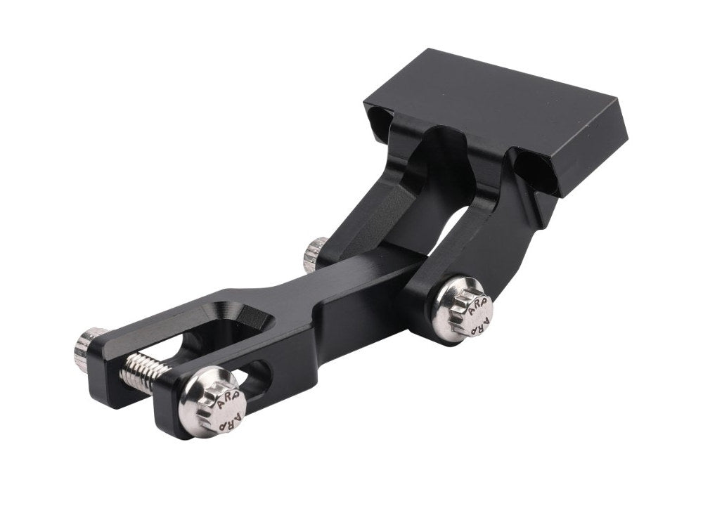 Thrashin OG Risers to Gauges Relocation Bracket - Black. Fits Thrashin' Gauge housings. - Thrashin Supply
