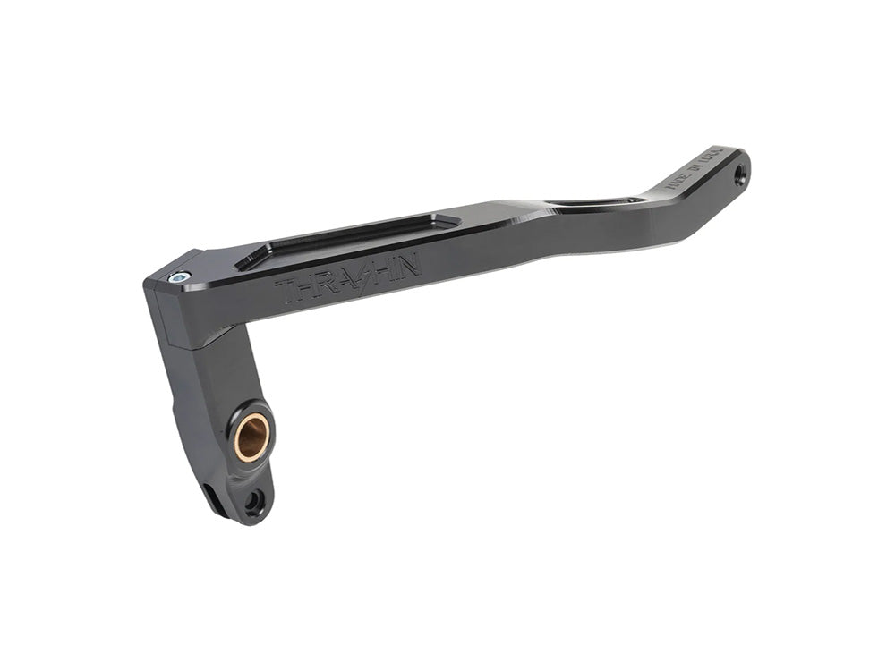 Brake Pedal Arm - Black. Fits Dyna 1999-2017 with Mid Controls. - Thrashin Supply