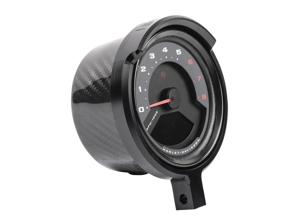 Gauge Housing Relocation Kit - Black. Fits Low Rider S 2022up, Low Rider ST 2025up & Street Bob 2025up - Thrashin Supply