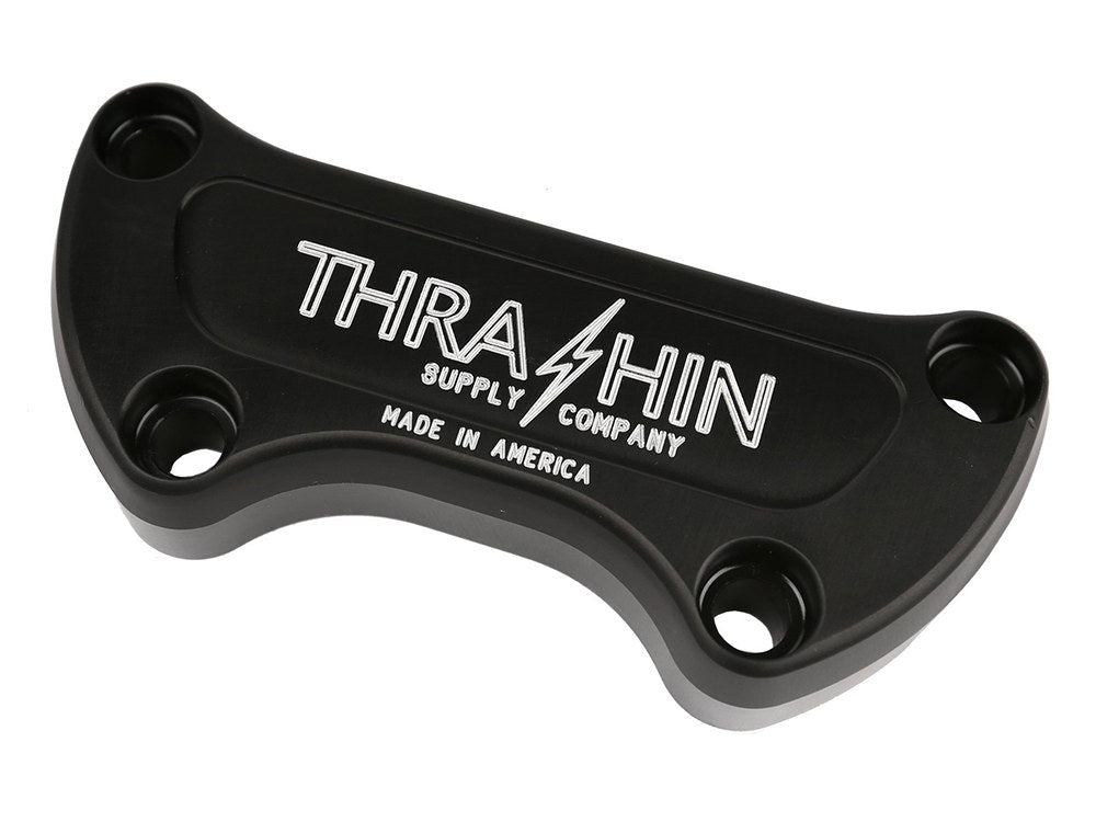Handlebar Top Clamp - Twice Cut Black - Thrashin Supply