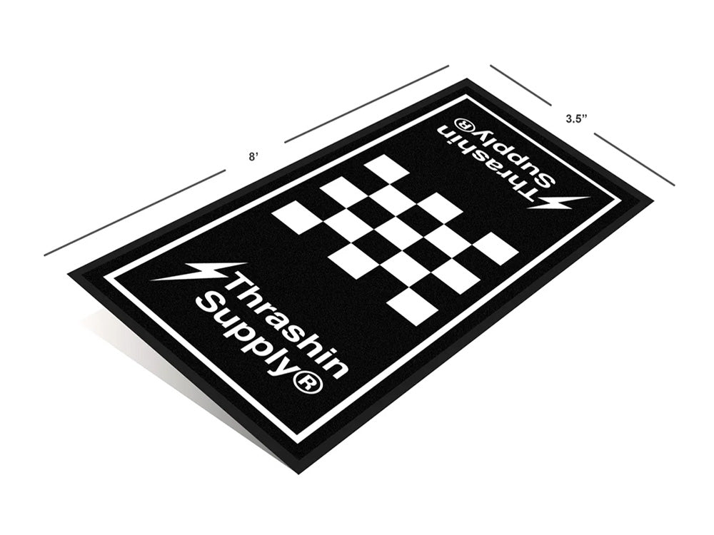 Thrashin Supply Official - Carpeted Rubber Bike Mat - Thrashin Supply