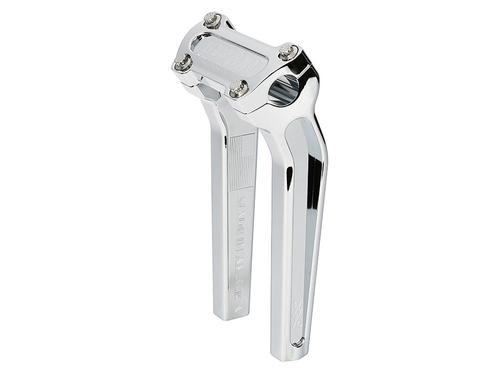 9.5in. Pull Back Thrashin Risers - Chrome. Fits 1in. Handlebar - Thrashin Supply