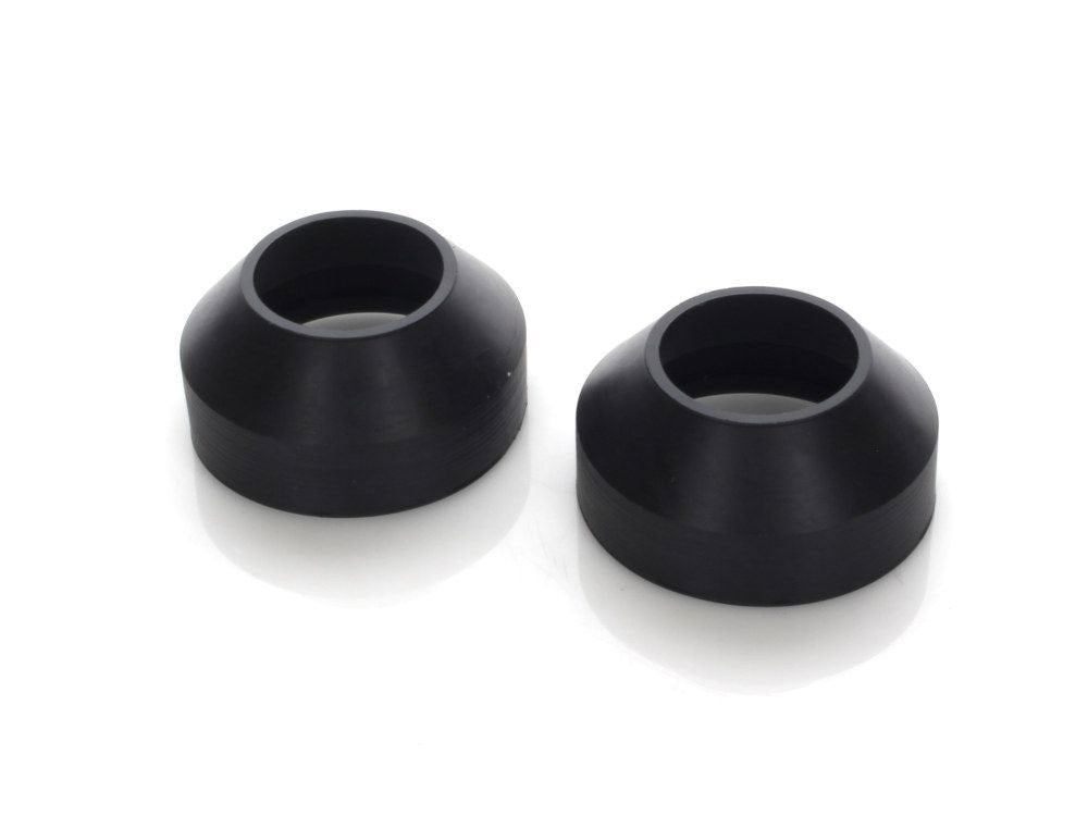 35mm Showa Forks Boots - Black. Fits H-D 1975-1987 with Narrow Glide Front End. - V-Factor