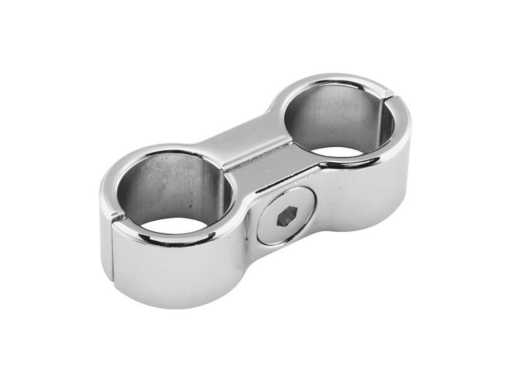 2 Hose Separator - Chrome. Fits 5/16in. or 3/8in. Hose - V-Factor