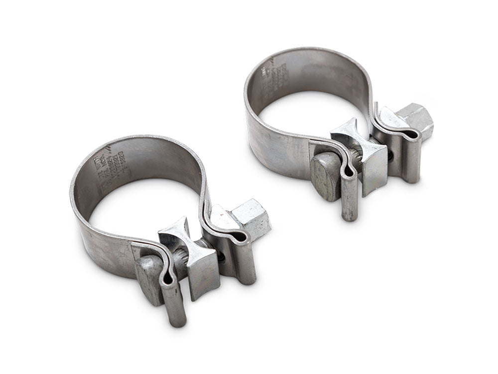 Exhaust Clamps. Muffler to Header. Fits Big Twin 1995-2016 & Sportster 1995-2021. - Vance And Hines