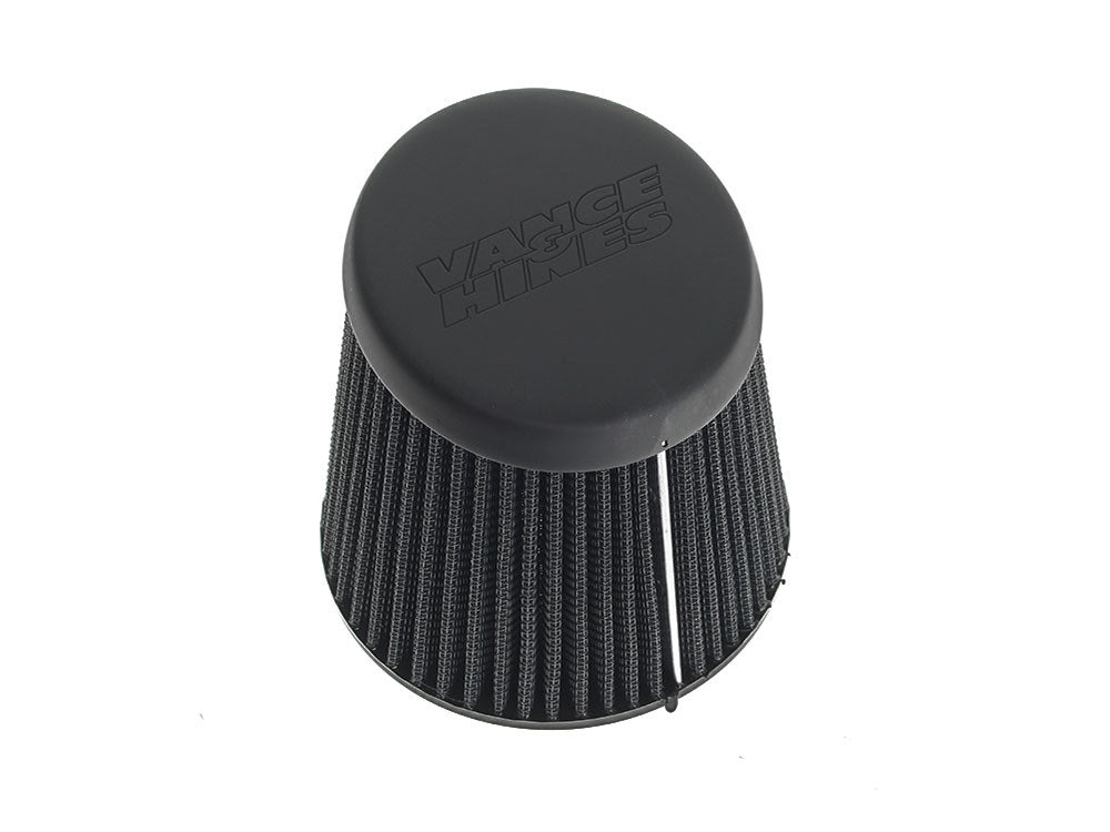 Air Filter Element - Black End Cap. Fits VO2 Falcon Air Cleaners - Vance And Hines