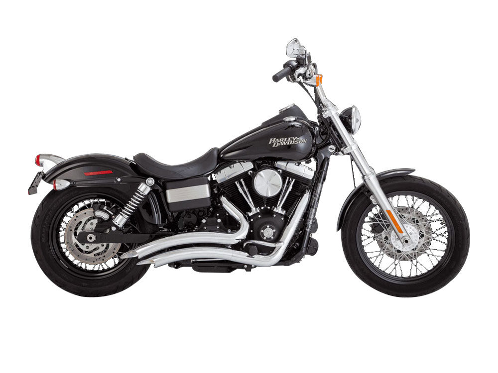 Big Radius Exhaust - Chrome. Fits Dyna 2006-2017 - Vance And Hines