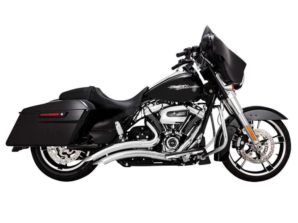 Big Radius Exhaust - Chrome. Fits Touring 2017up - Vance And Hines