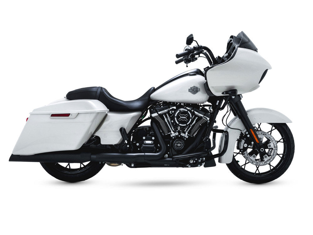 4.5in. Backslash Slip-On Mufflers - Black. Fits Touring 2017up - Vance And Hines