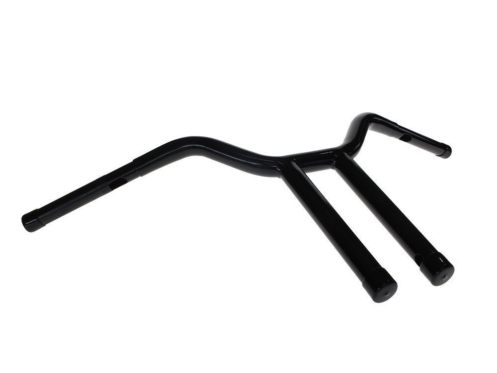 14in. x 1-1/4in. Chubby Psycho Street Fighter Handlebar - Gloss Black. - Wild 1 Handlebars