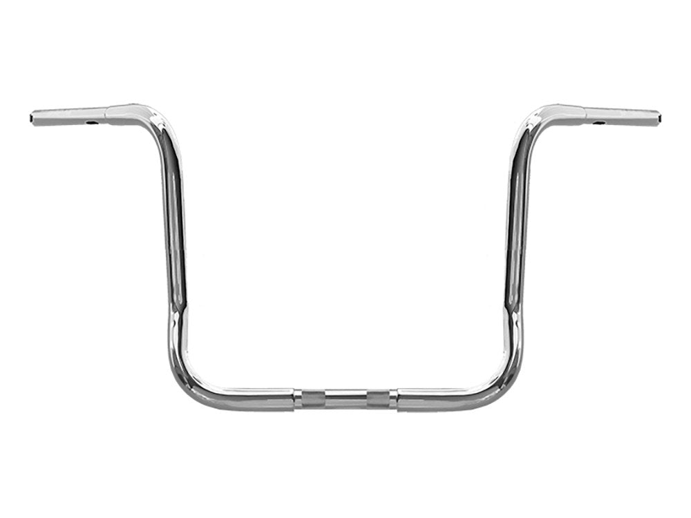 14in. x 1-1/4in. Chubby Bagger Ape Handlebar - Chrome. Fits Ultra Models 1996-2024 and Street Glide 1996-2023 - Wild 1 Handlebars
