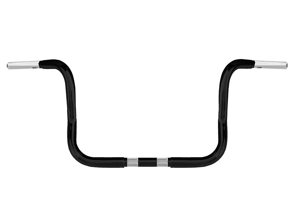 10in. x 1-1/4in. Chubby Bagger Ape Handlebar - Gloss Black. Fits Ultra Models 1996-2024 and Street Glide 1996-2023 - Wild 1 Handlebars