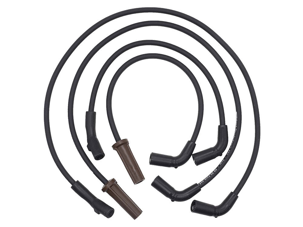 8mm Spark Plug Wire Set - Black. Fits Touring 2017up. - Walker Products