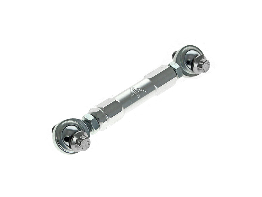 Competition Adjustable Front Stabilizer Link - Machine Finish. Fits Touring 2009up - Alloy Art