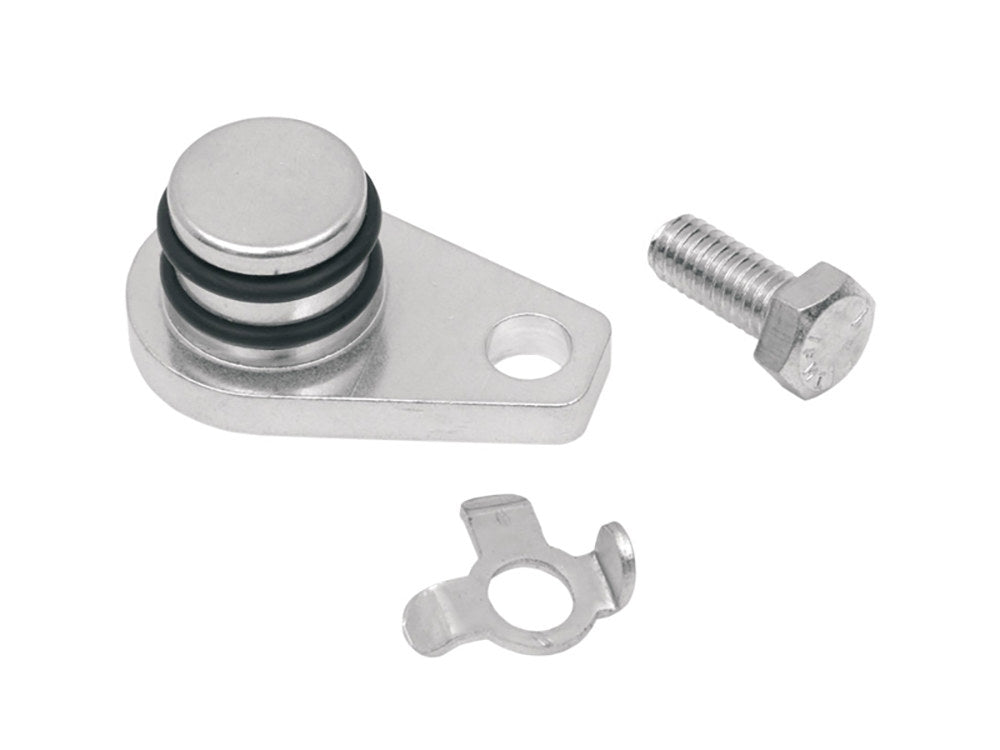Inner Primary Plug. Fits Dyna & FXR Models with Forward Controls. - Alloy Art