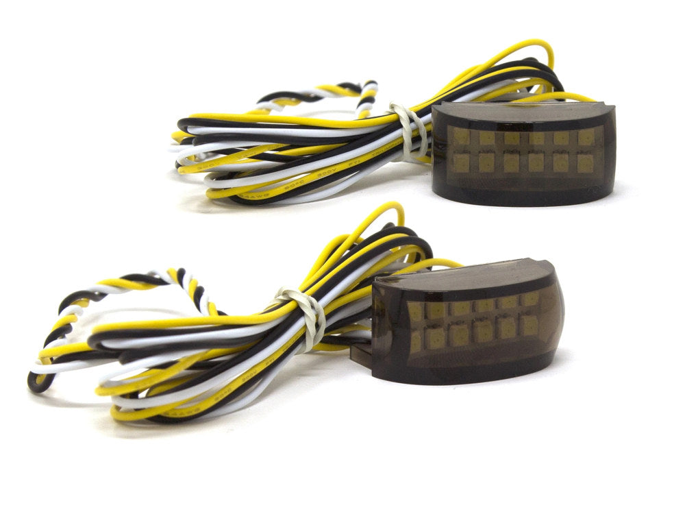 Replacement LED's with Smoke Lens & Amber Flashing. Fits Alloy Art Strut Lights. - Alloy Art