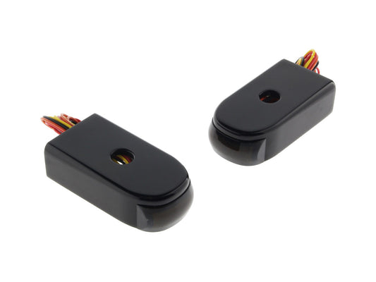 Strut Light Kit with Red Run/Brake & Amber Turn Signal - Black. Fits Softail Sport Glide & Low Rider 2018up. - Alloy Art