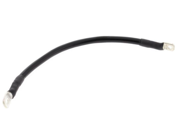 12in. Long Universal Battery Cable - Black. - All Balls Racing