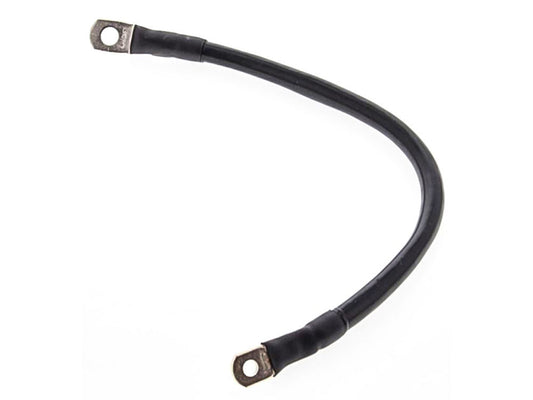13in. Long Universal Battery Cable - Black. - All Balls Racing