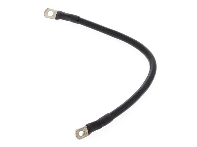 14in. Long Universal Battery Cable - Black. - All Balls Racing
