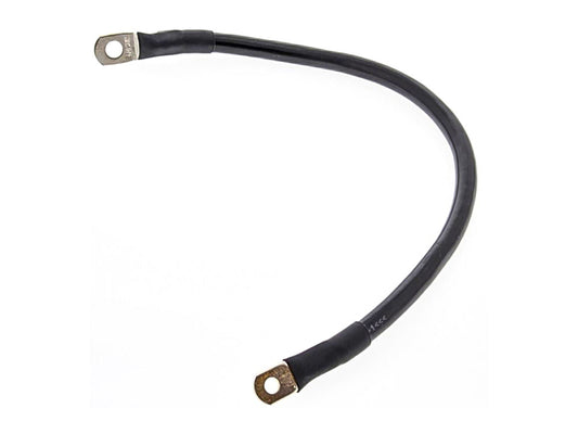 15in. Long Universal Battery Cable - Black. - All Balls Racing
